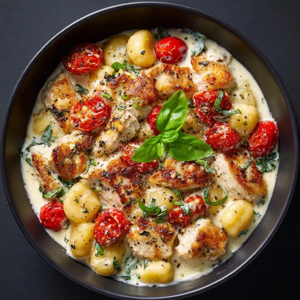 Garlic Chicken Gnocchi Skillet Recipe
