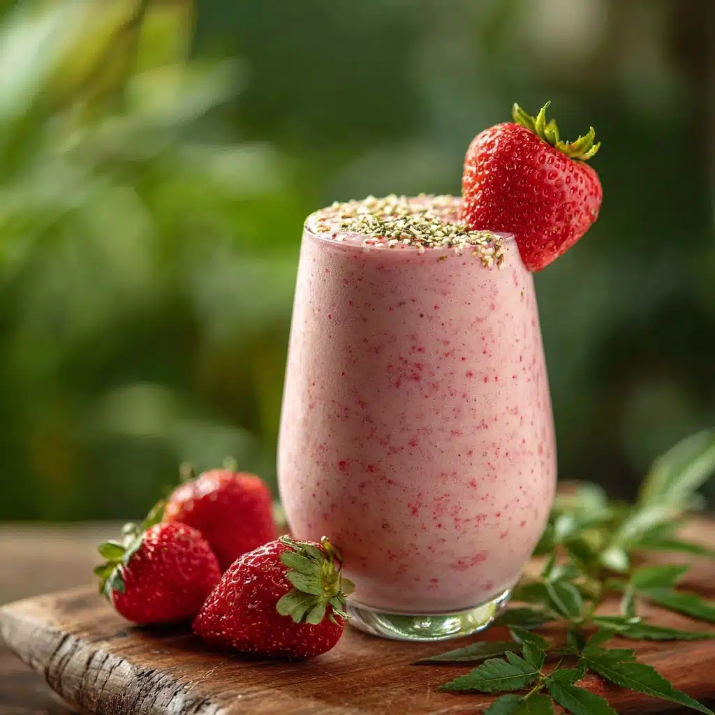 Fat Burning Strawberry Smoothie Recipe - Recipe Image