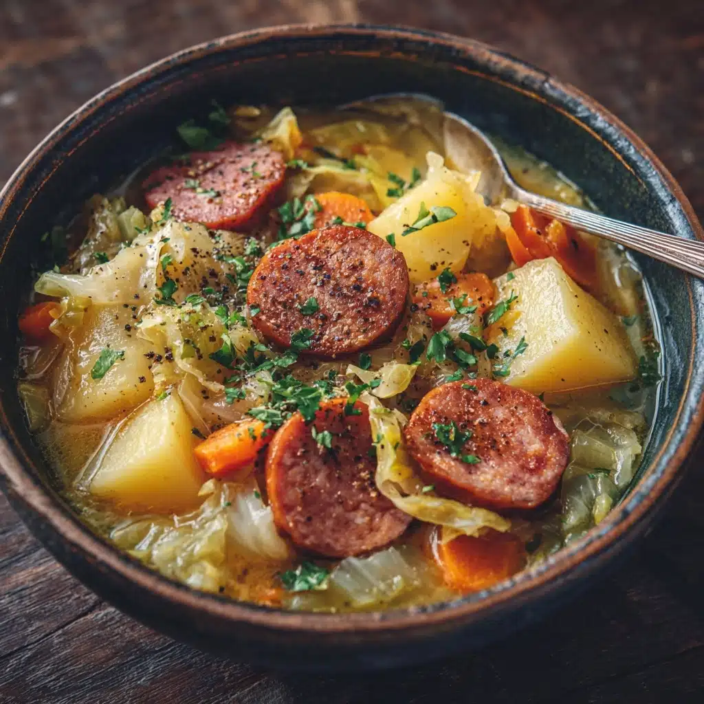 Kielbasa and Sauerkraut Soup Recipe - Recipe Image