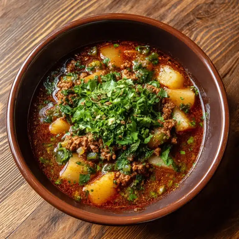 Ground Beef Enchilada Soup Recipe