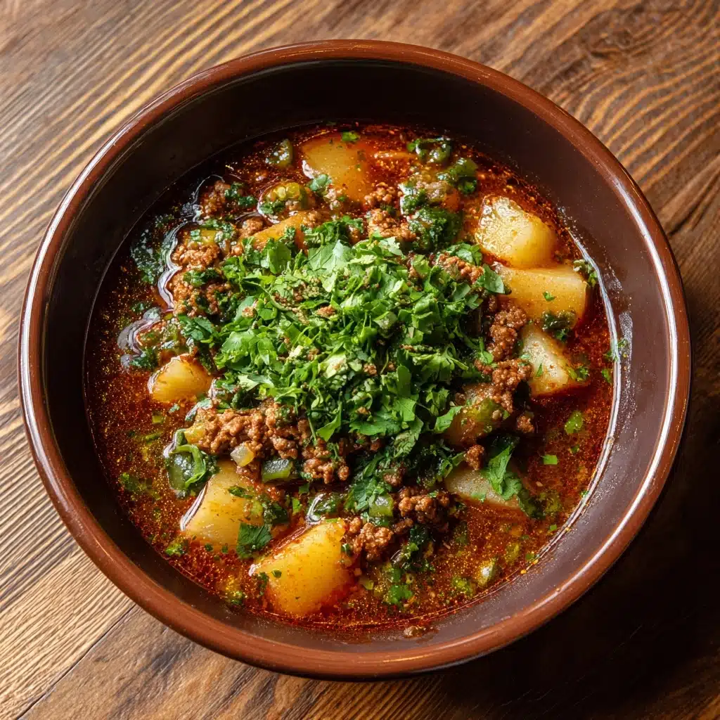 Ground Beef Enchilada Soup Recipe