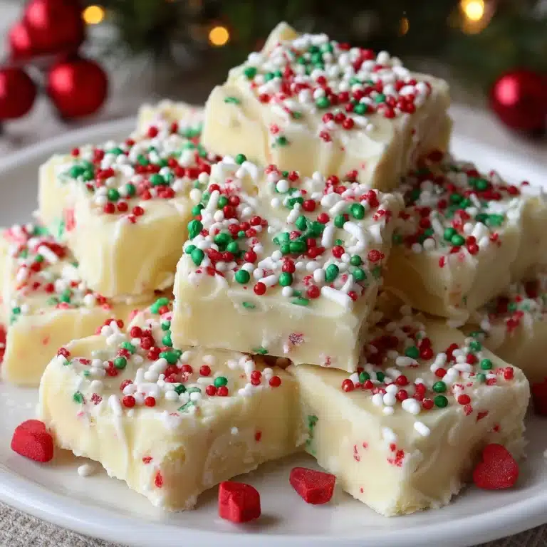 White Chocolate No-Bake Festive Candy Recipe