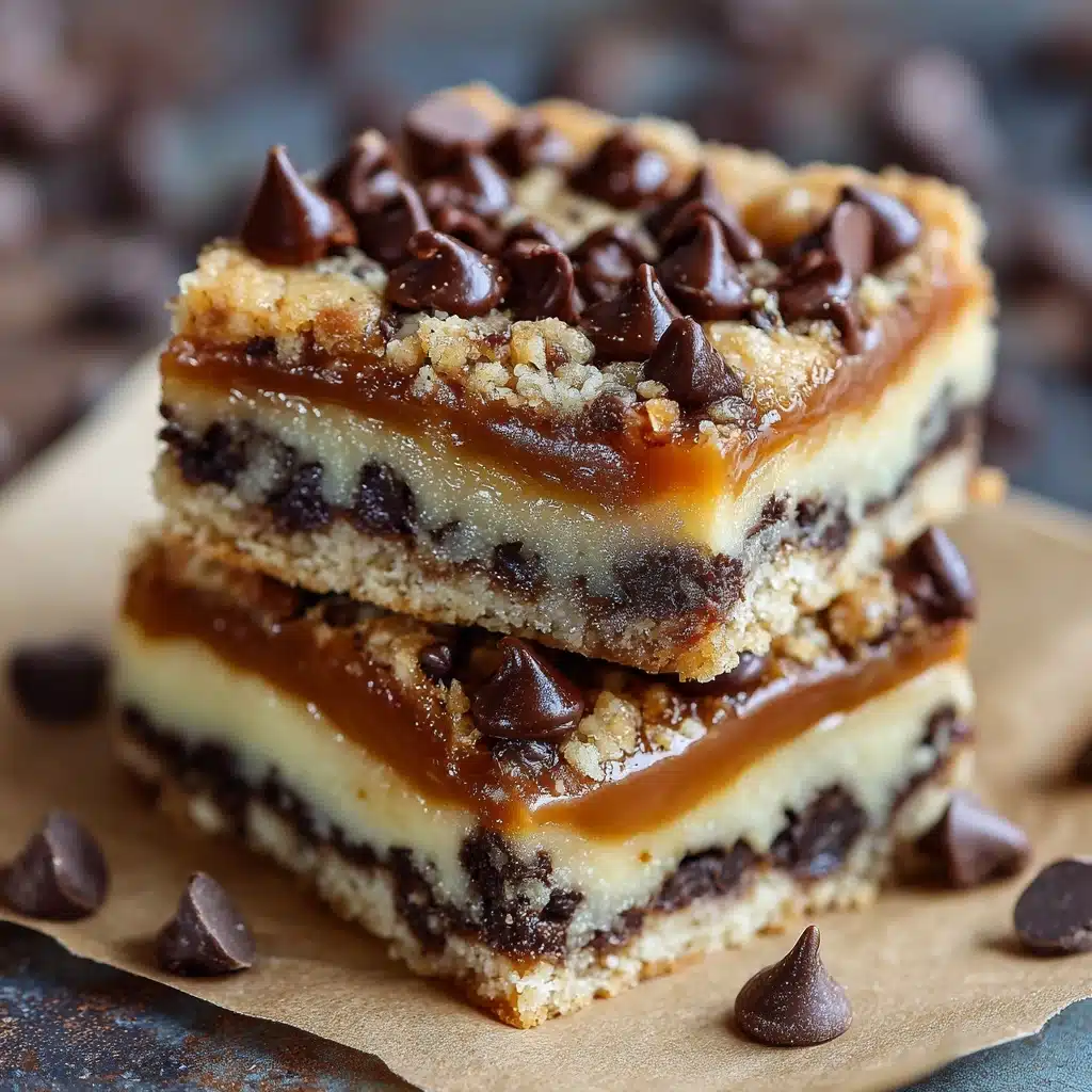 Chocolate Chip Caramel Bars Recipe - Recipe Image