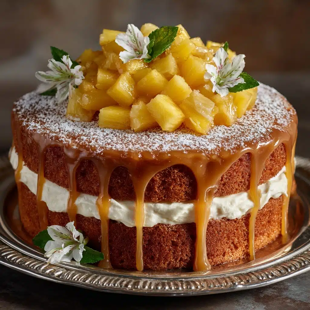Juicy Pineapple Heaven Cake Recipe - Recipe Image