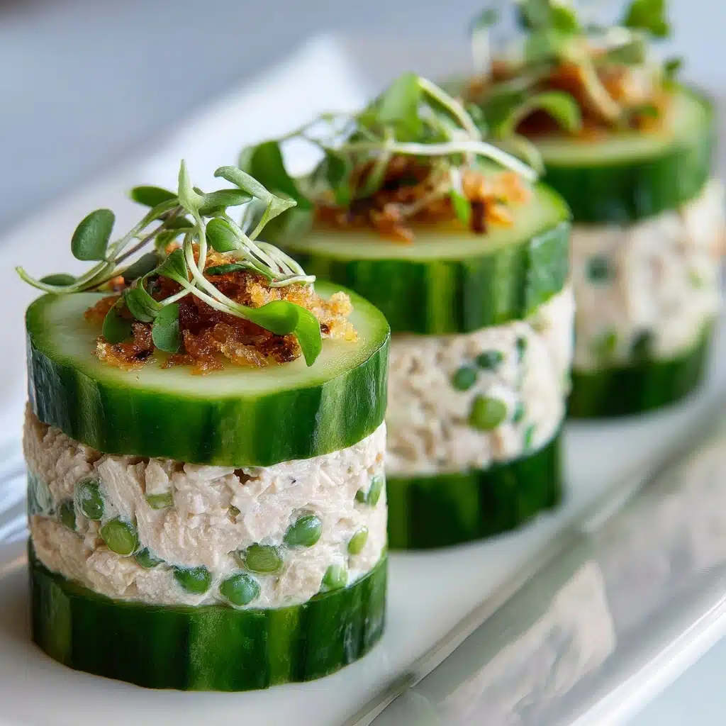 Tuna Cucumber Bites Recipe - Recipe Image