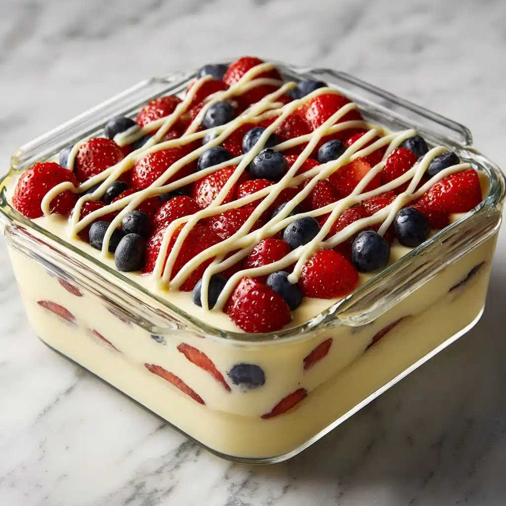 No Bake Summer Berry Icebox Cake Recipe - Recipe Image