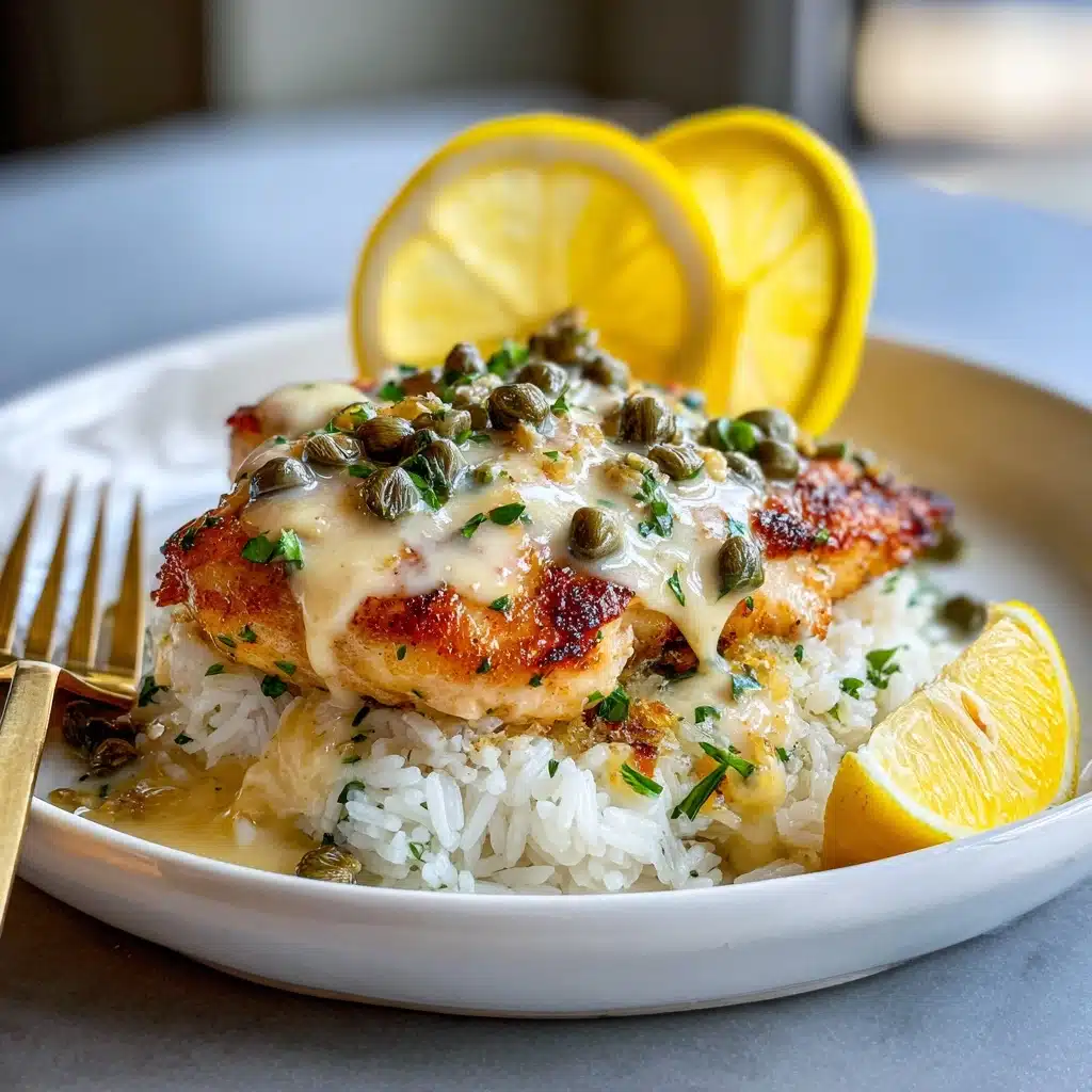 Creamy Lemon Garlic Herb Tilapia Recipe - Recipe Image