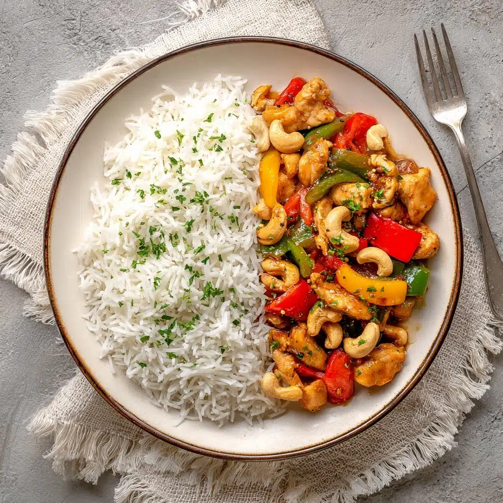Sheet Pan Chicken and Peppers with Cashews Recipe - Recipe Image