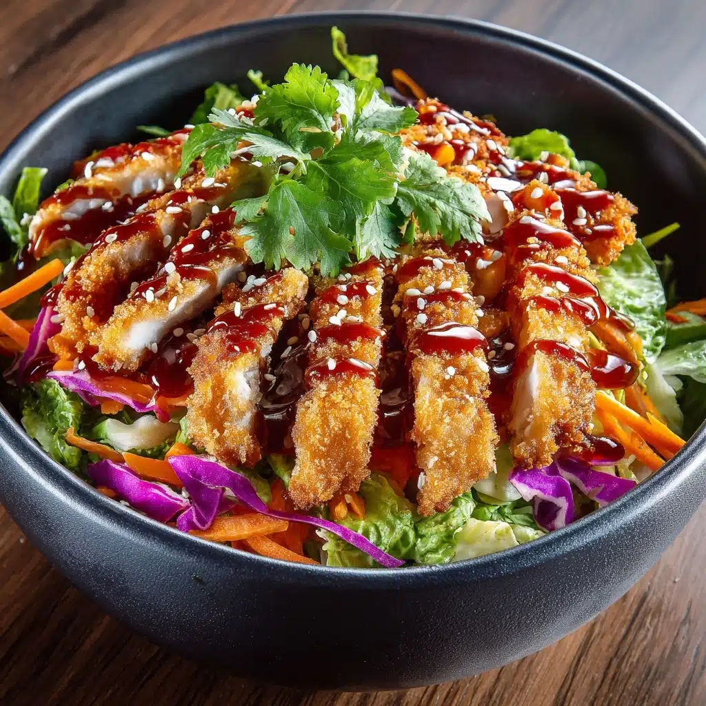 Crunchy Asian Sesame Chicken Salad Recipe - Recipe Image