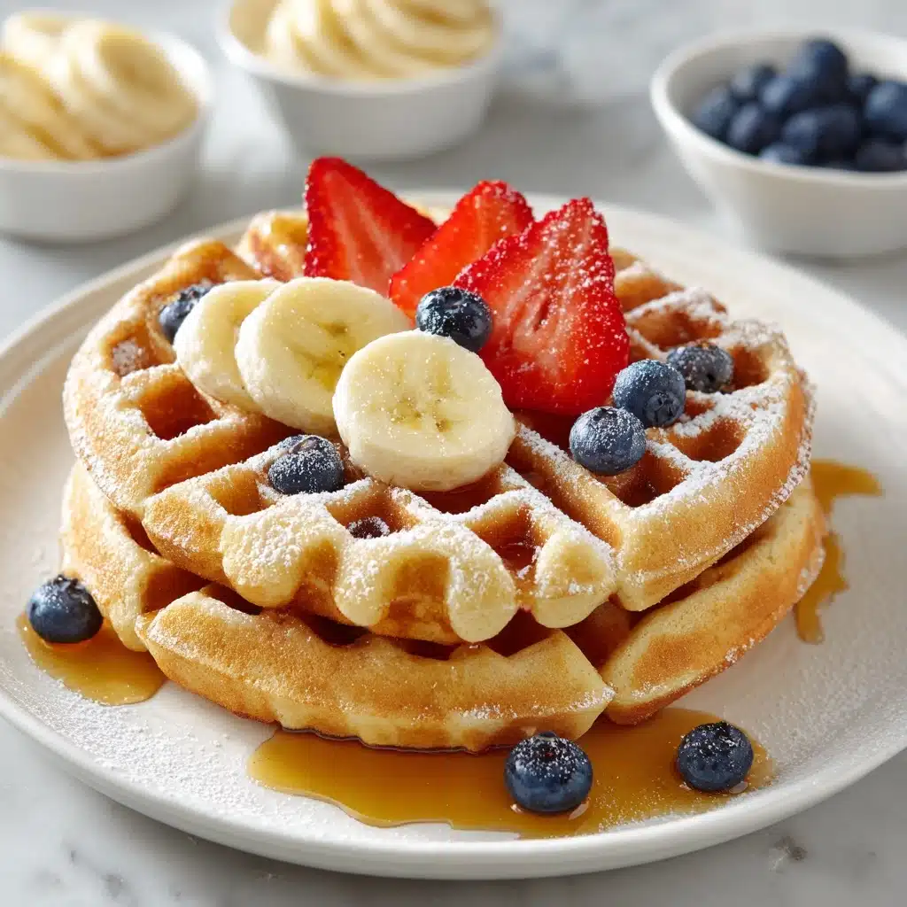 High Protein Waffles Recipe - Recipe Image