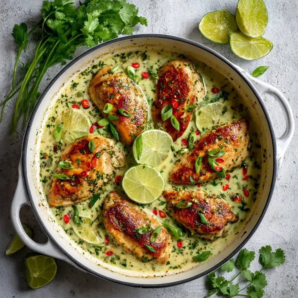 Creamy Coconut Lime Chicken Recipe - Recipe Image