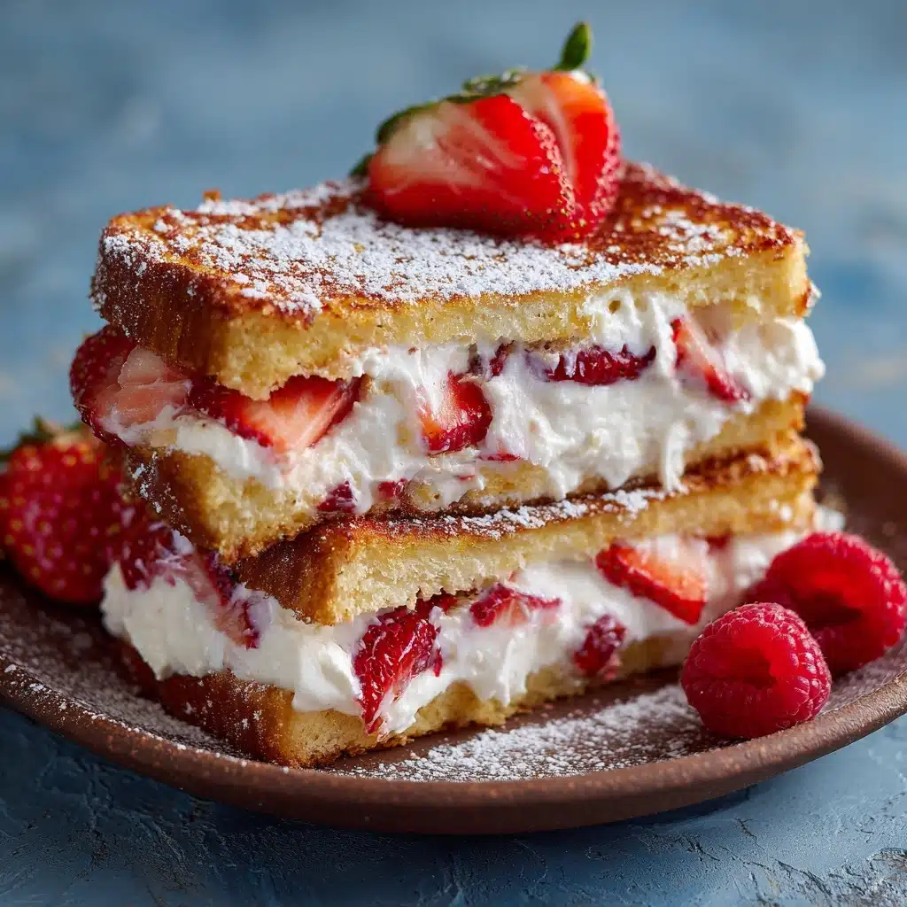 Strawberry Cheesecake Stuffed French Toast Recipe - Recipe Image
