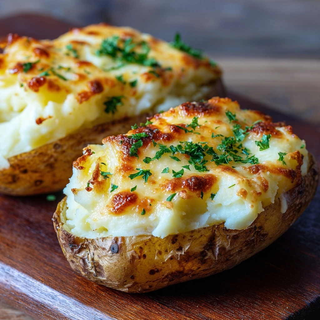 Twice-Baked Potatoes Recipe - Recipe Image