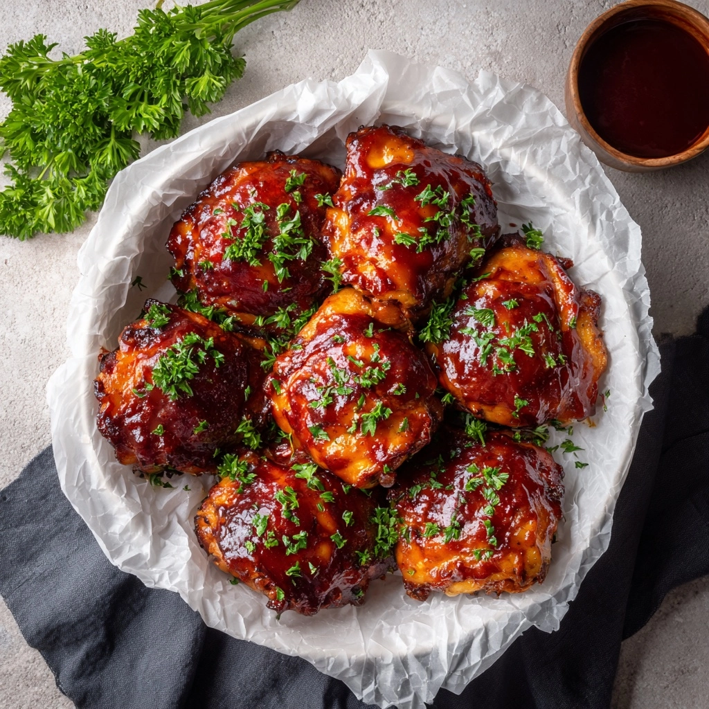 Slow Cooker BBQ Chicken Thighs Recipe - Recipe Image