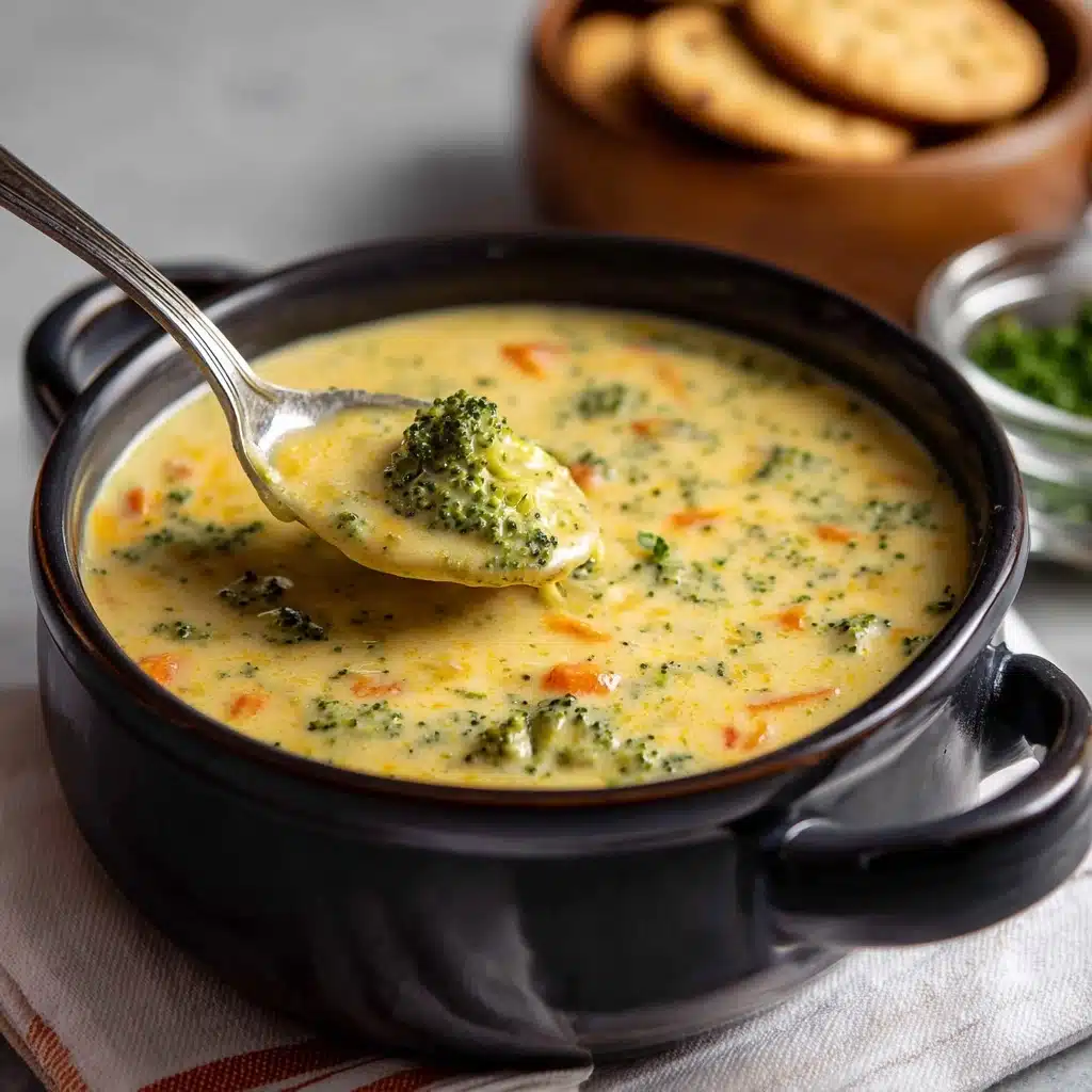 Healthy Broccoli Cheddar Soup Recipe - Recipe Image