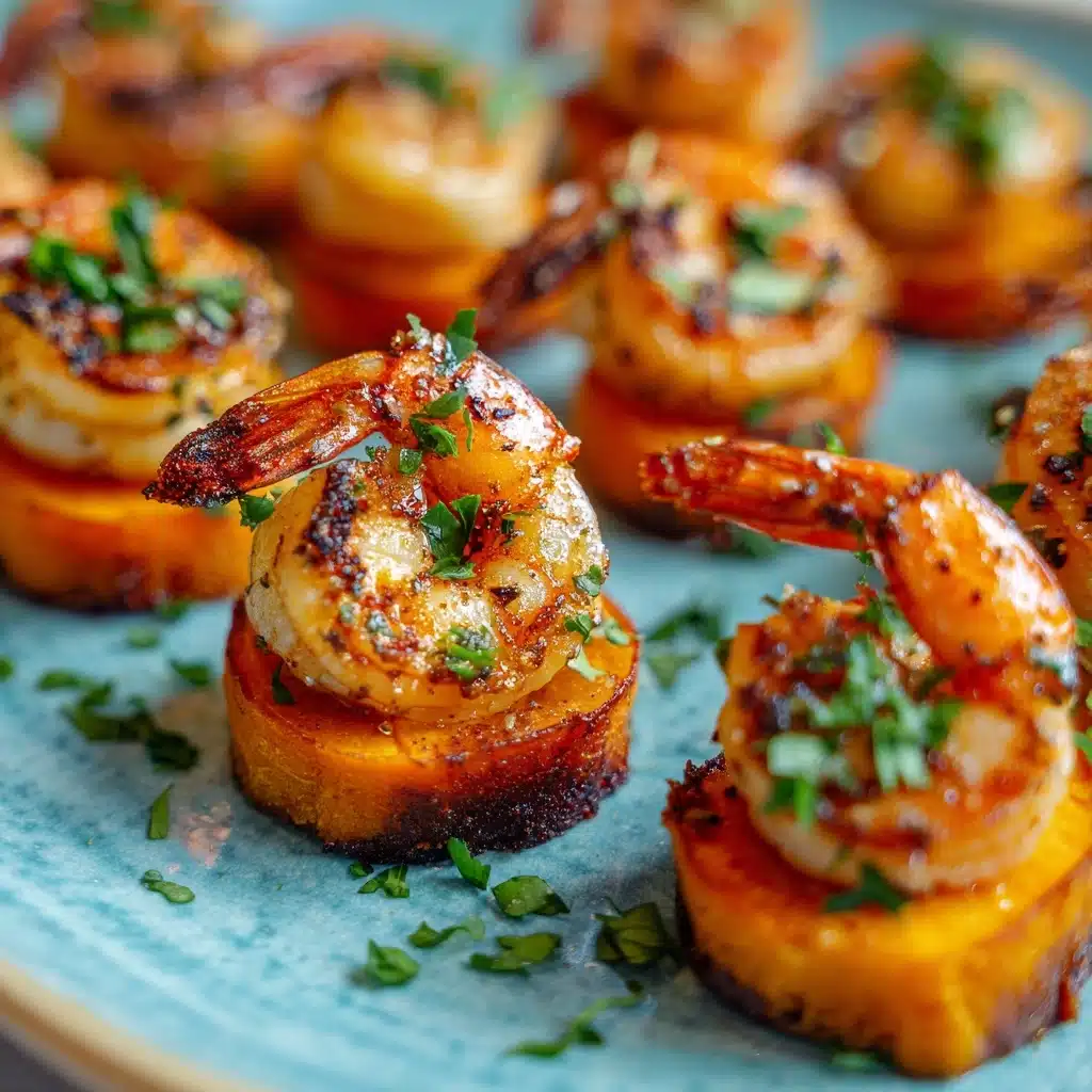 Cajun Shrimp Sweet Potato Bites Recipe - Recipe Image