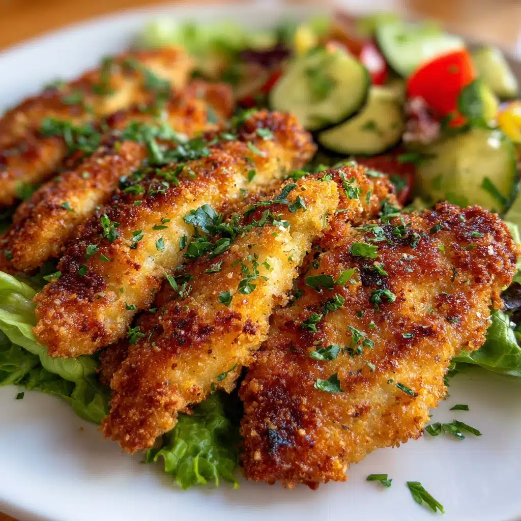 Air Fryer Chicken Caesar Cutlets Recipe - Recipe Image