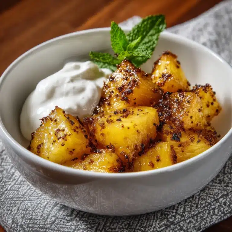 Cinnamon Fried Pineapple Recipe