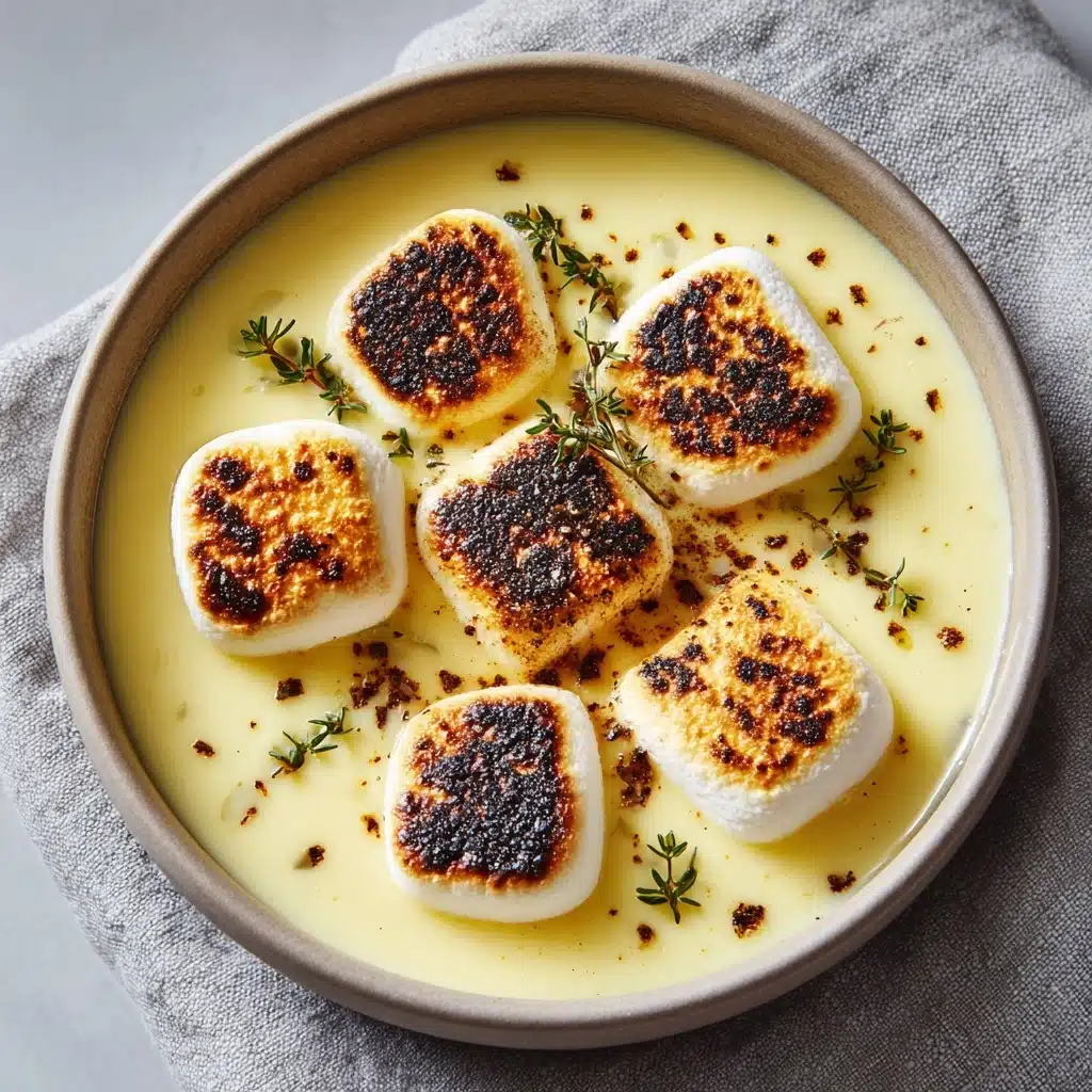Creamy Roasted Garlic Potato Soup Recipe - Recipe Image