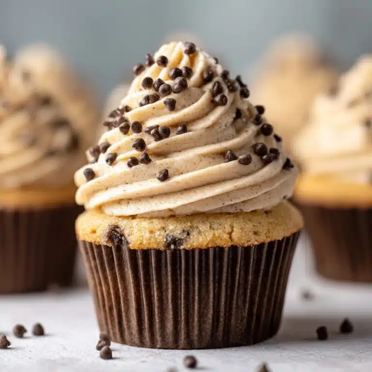 Chocolate Chip Cookie Dough Cupcakes Recipe
