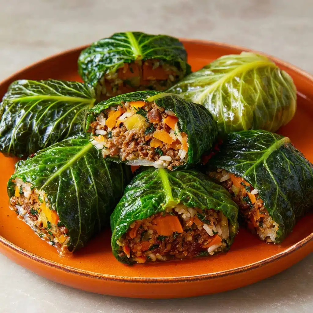 Italian Stuffed Cabbage Rolls Recipe - Recipe Image