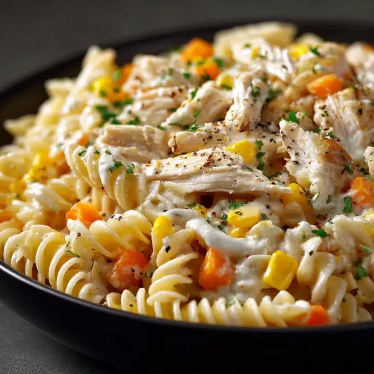 Creamy Ranch Chicken & Noodles Recipe