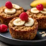Healthy Banana Oat Muffins Recipe