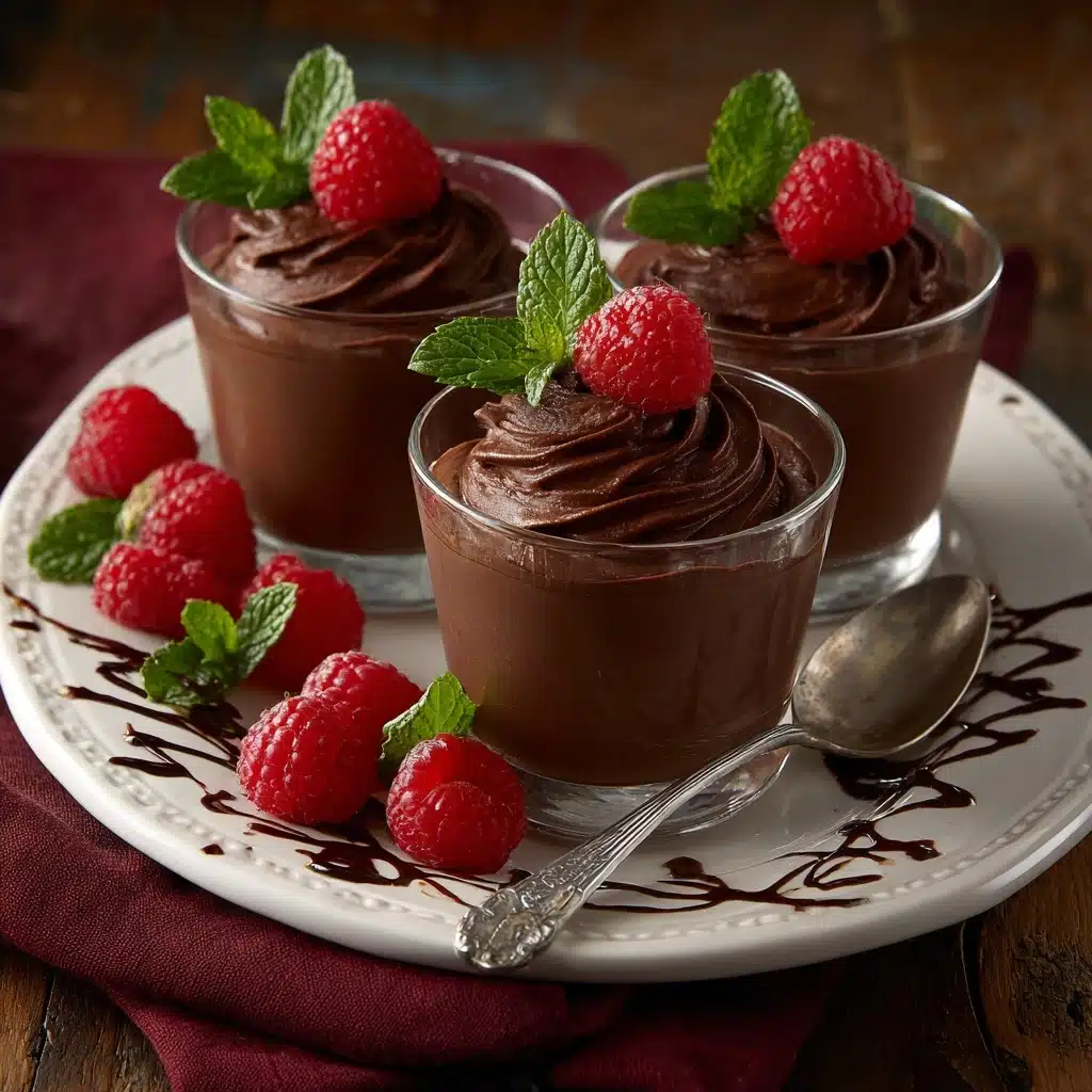 Chocolate Mousse with Raspberry Coulis Recipe - Recipe Image