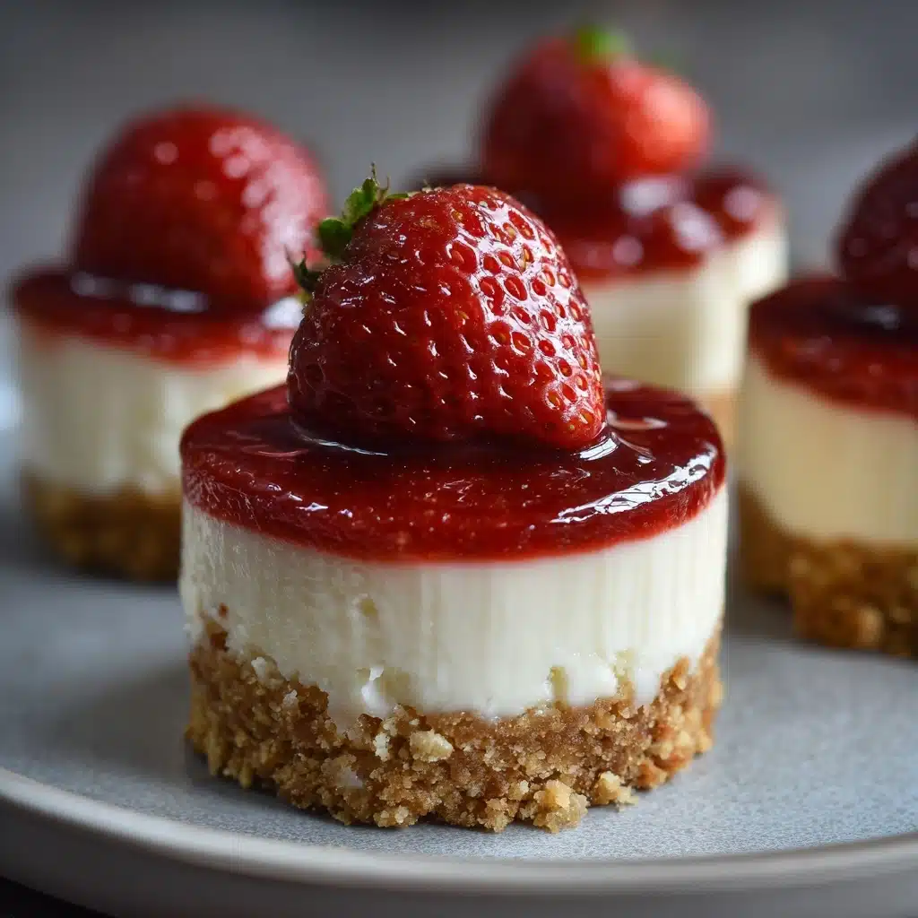 Mini Cheesecakes with Vanilla Wafer Crust Recipe - Recipe Image