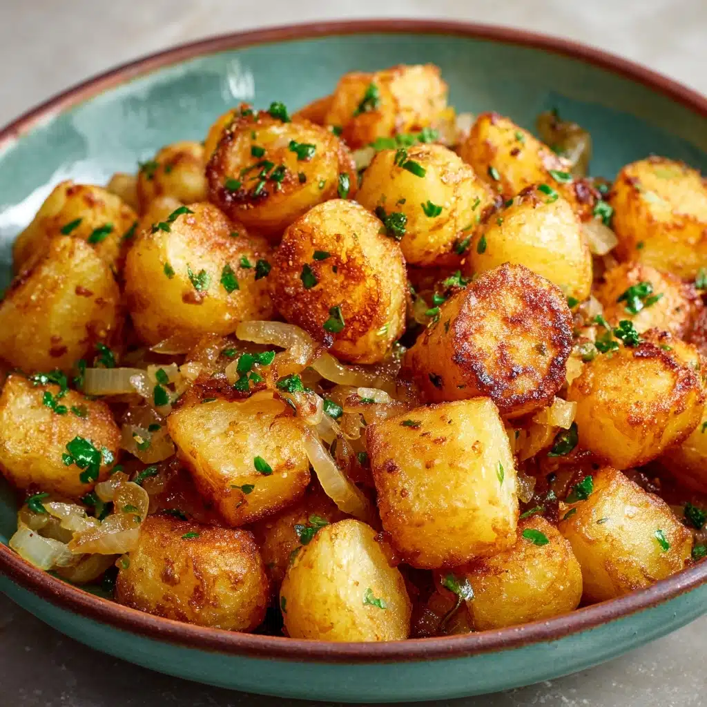 Oven Fried Potatoes & Onions Recipe - Recipe Image