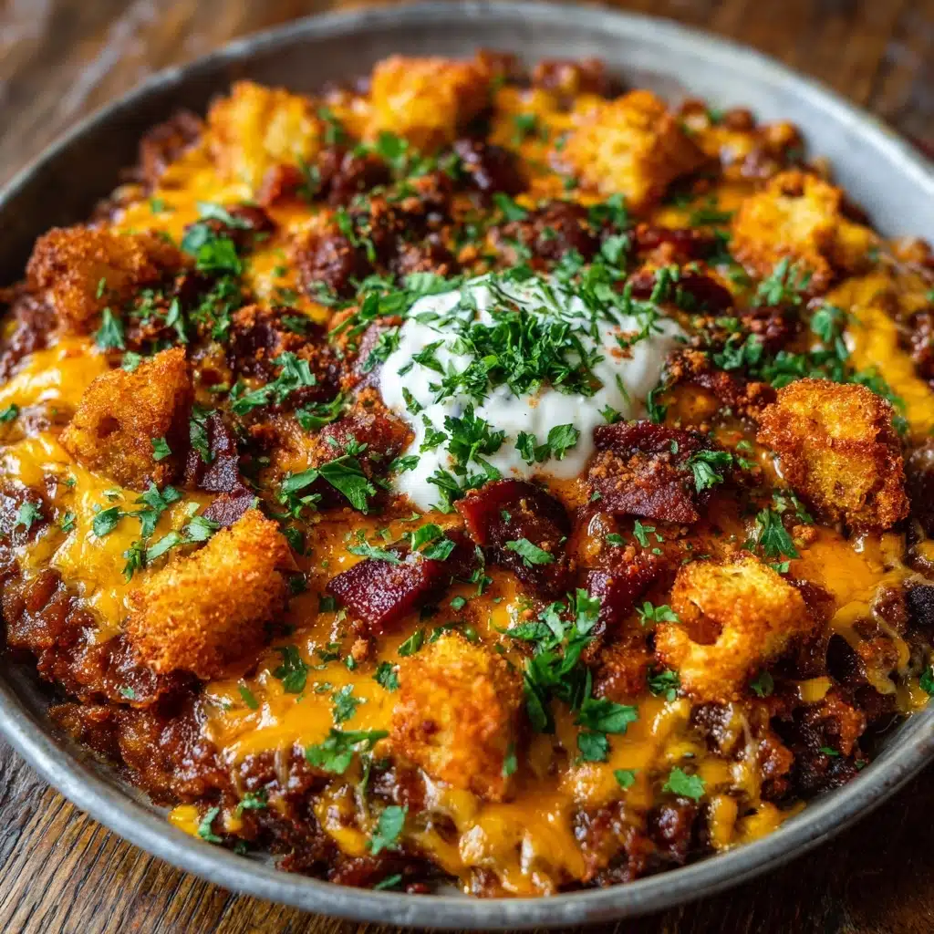 Cheesy One Pot Cowboy Casserole Recipe - Recipe Image