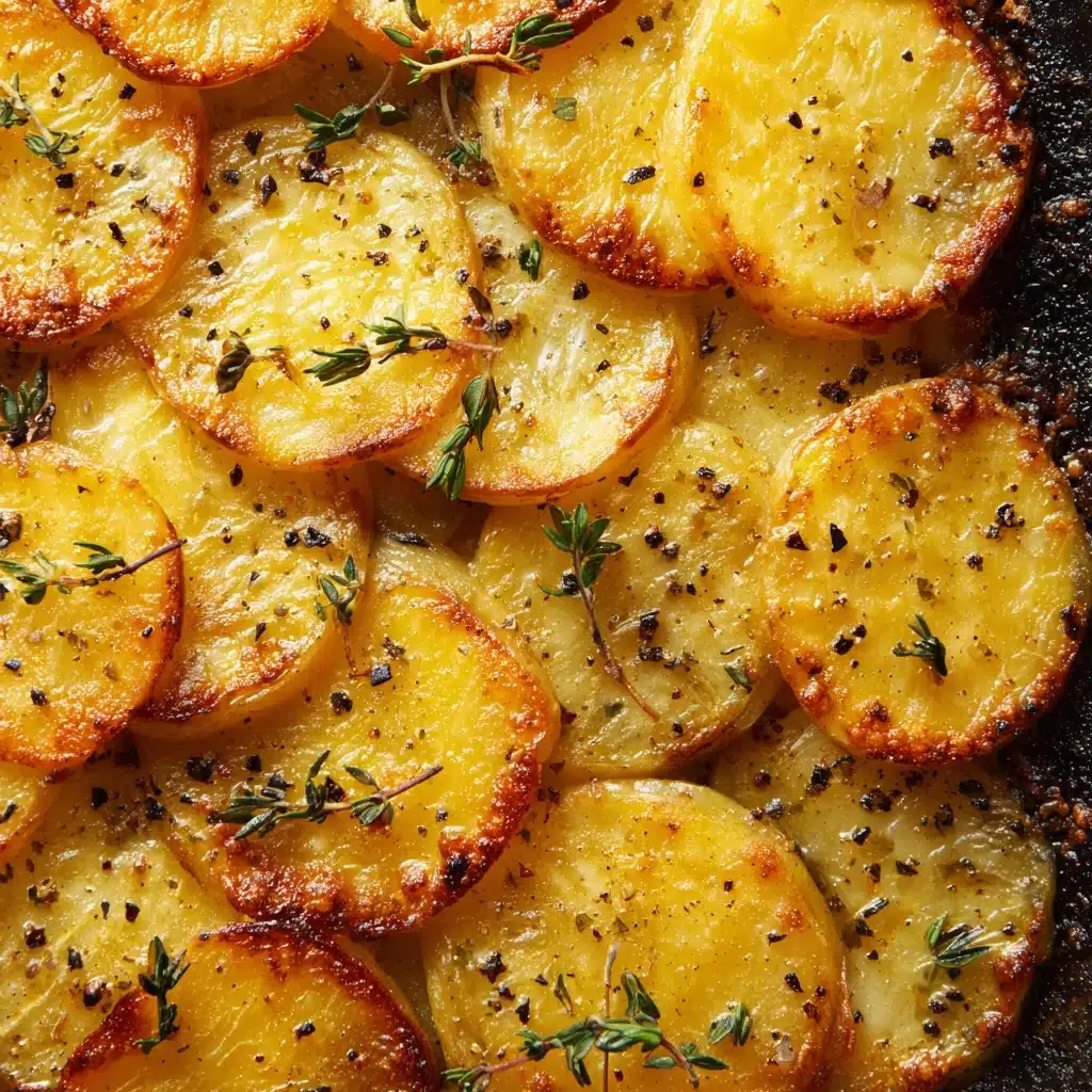 Golden Potato and Balsamic Torte with Fresh Thyme Recipe - Recipe Image
