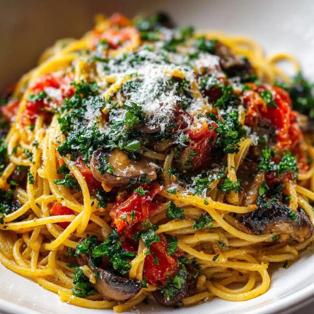 One-Pot Vegetarian Spaghetti Recipe - Recipe Image
