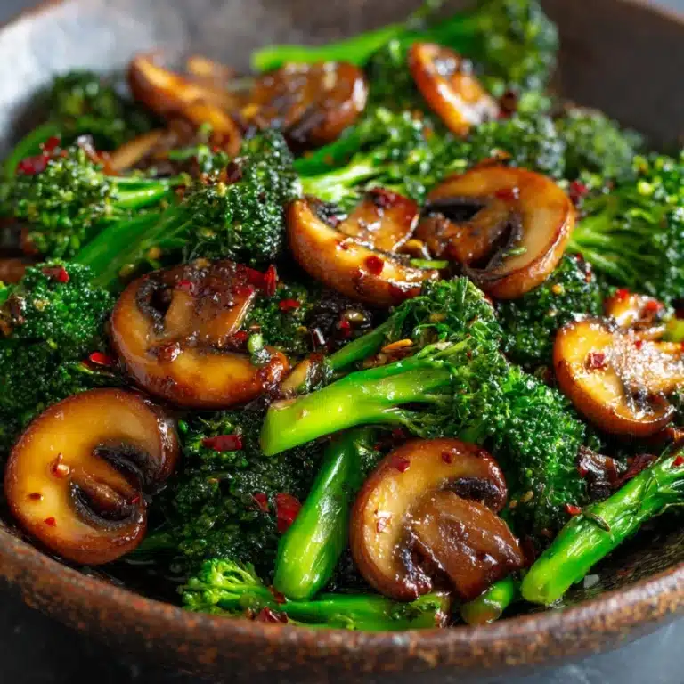 Broccoli and Mushroom Stir Fry Recipe