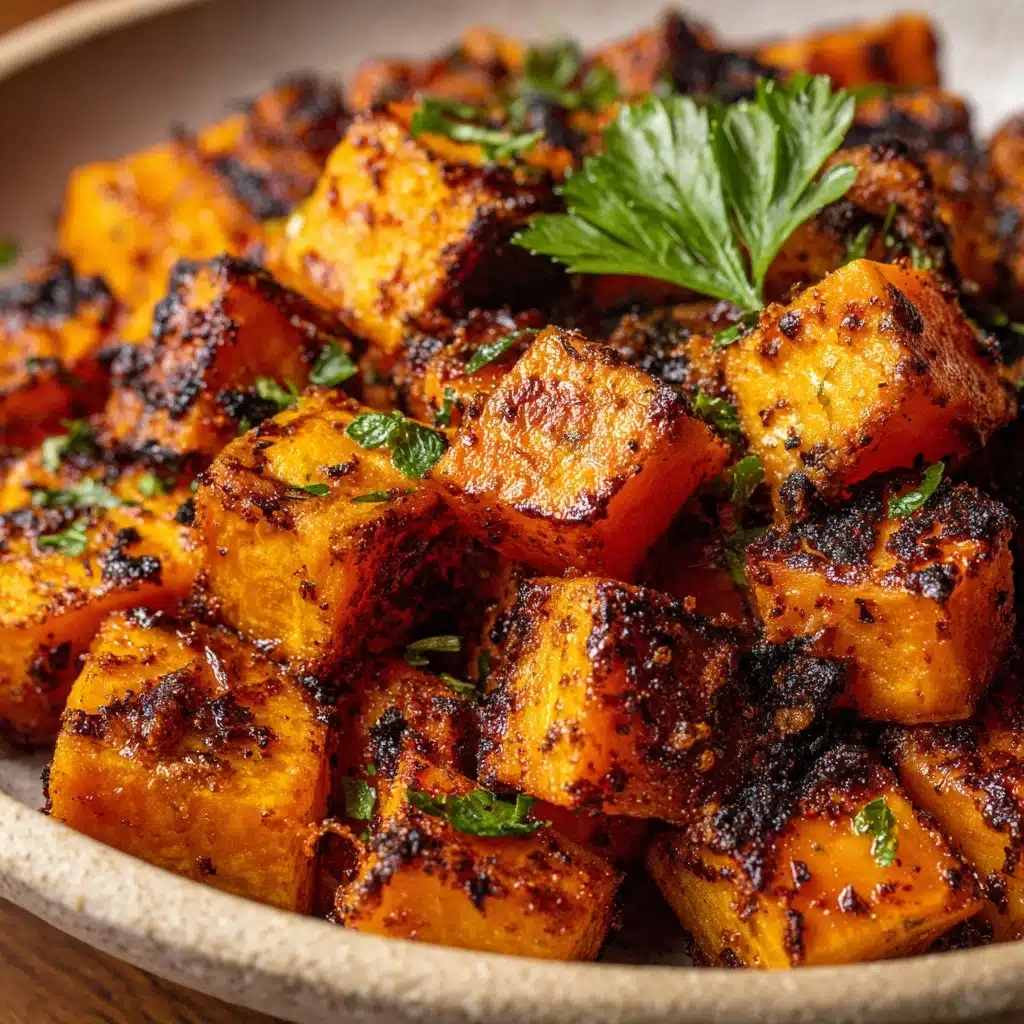 Cinnamon Maple Roasted Sweet Potatoes Recipe - Recipe Image