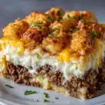 Smothered Beef Chop Scalloped Potato Casserole Recipe