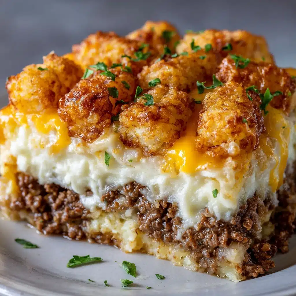 Smothered Beef Chop Scalloped Potato Casserole Recipe - Recipe Image
