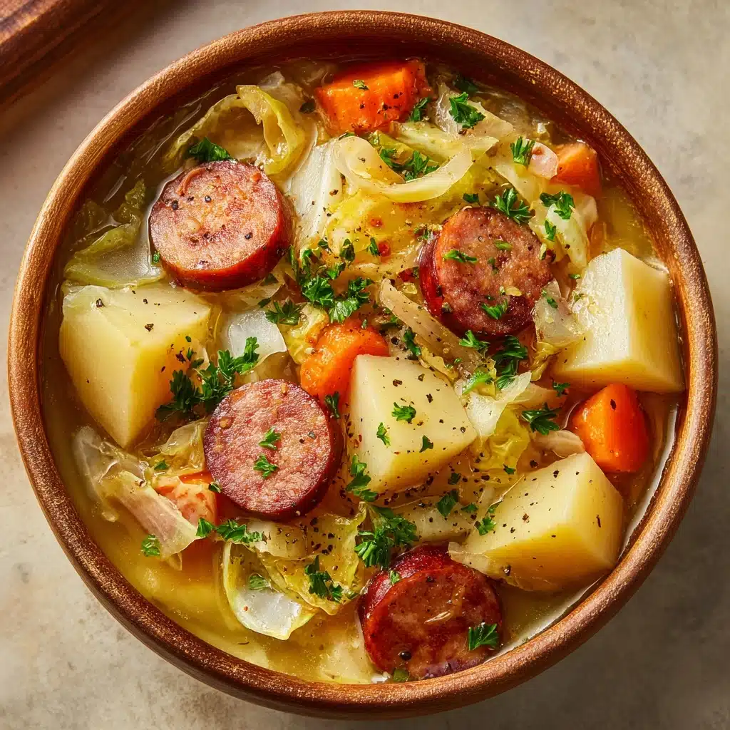 Kielbasa and Sauerkraut Soup Recipe - Recipe Image