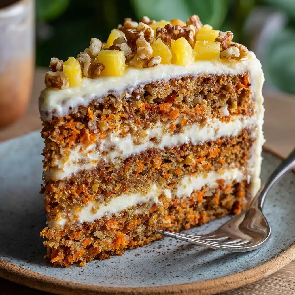 Pineapple Carrot Cream Cake Recipe