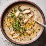 Creamy Vegan White Bean Soup Recipe