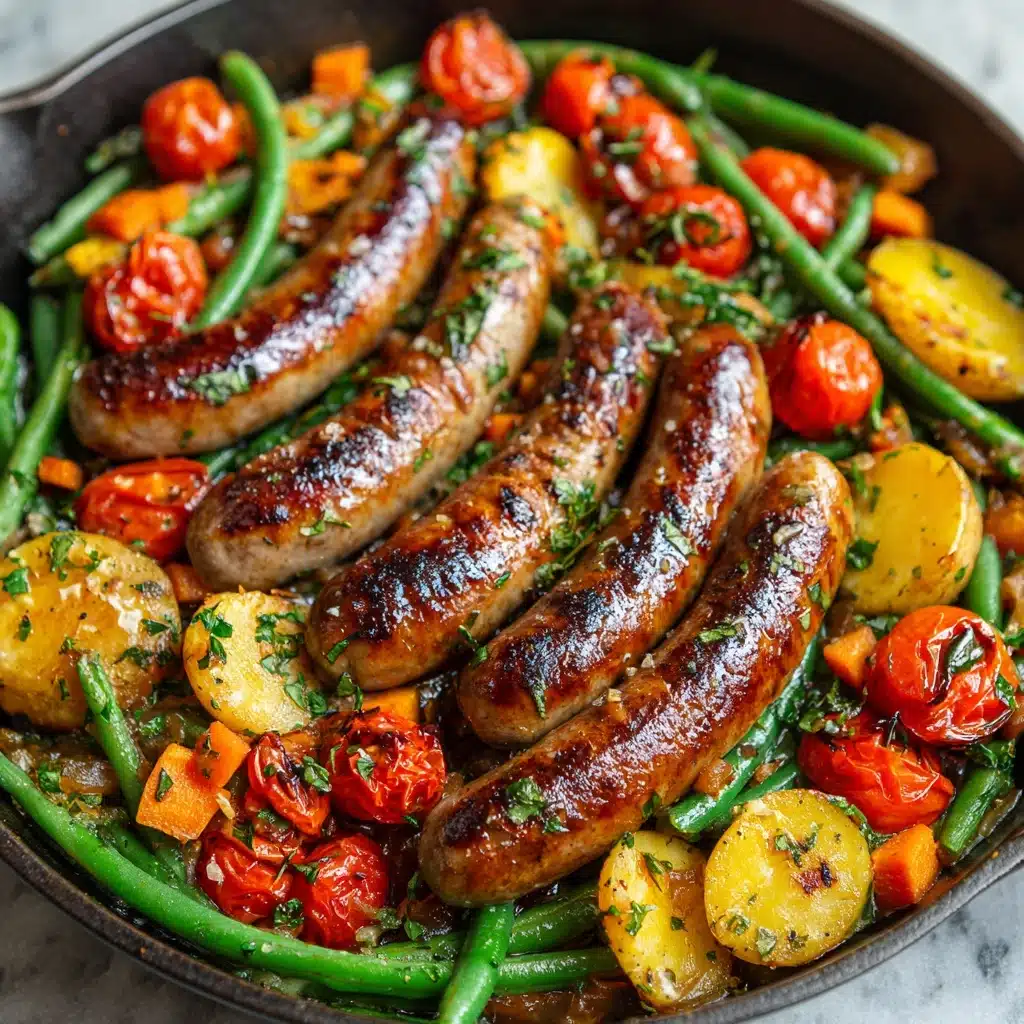 One-Pan Sausage and Vegetables Recipe - Recipe Image