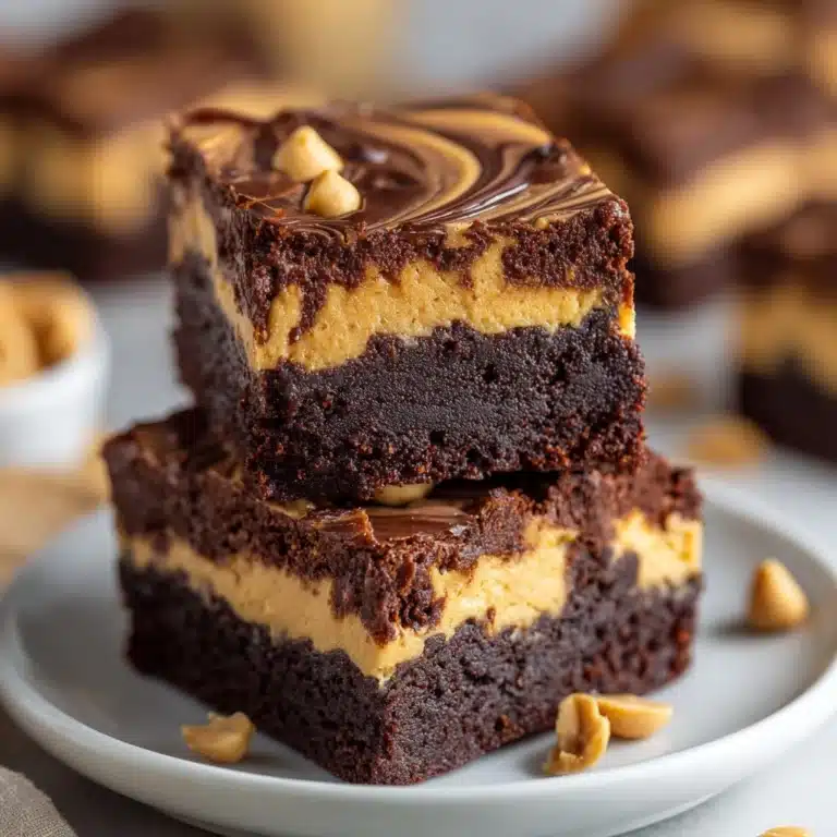 Peanut Butter Stuffed Brownies Recipe