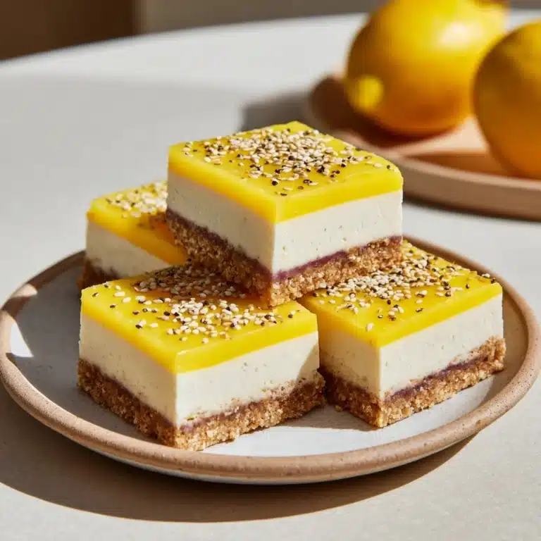 Mango Cheesecake Bars Recipe