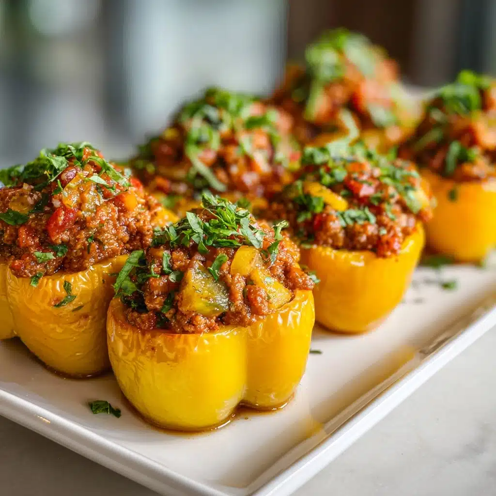 Easy Stuffed Mini Peppers Recipe - Recipe Image