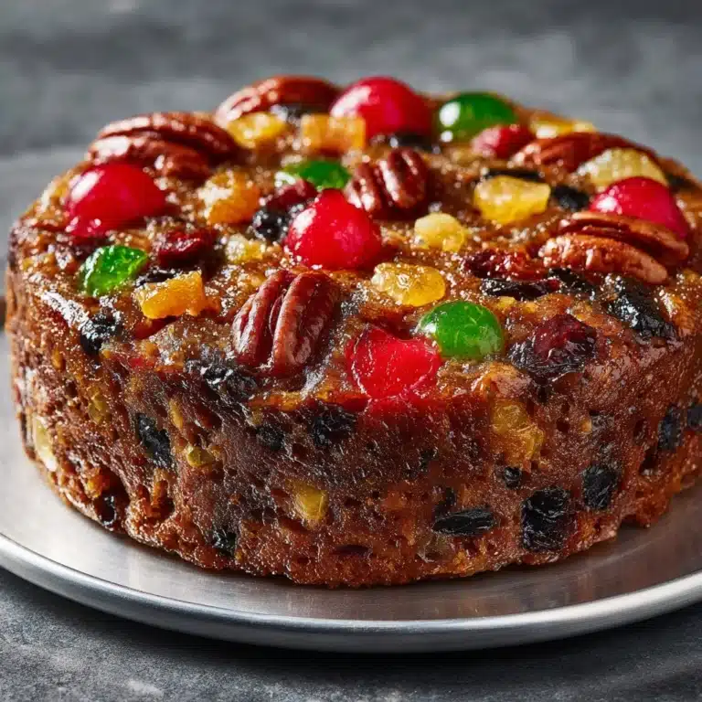 Traditional Christmas Fruit Cake Recipe