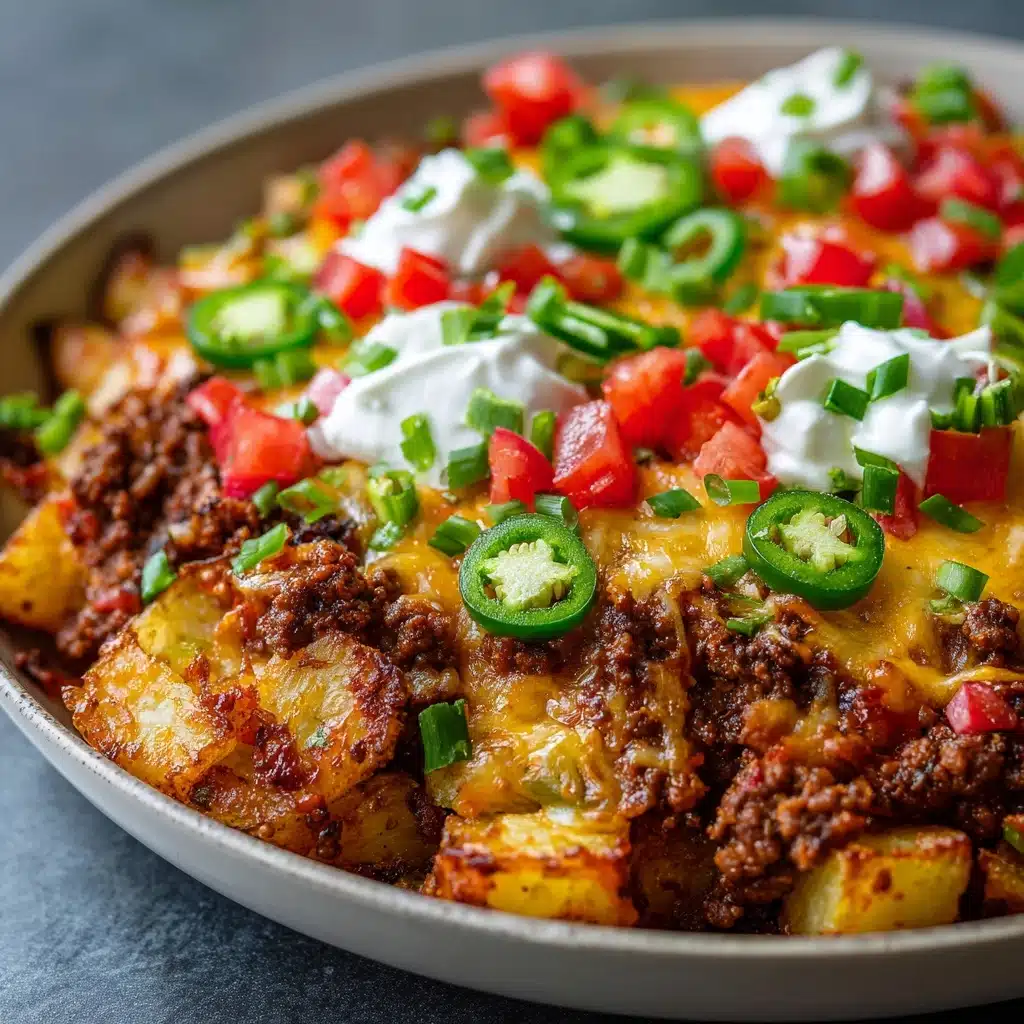 Cheeseburger Tater Tot Nachos Recipe - Recipe Image