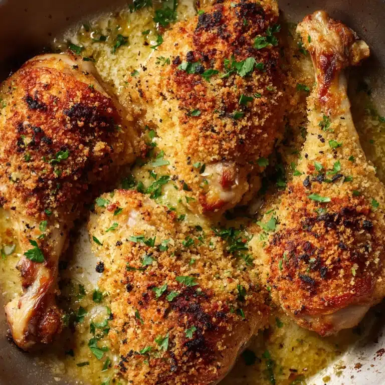 Garlic Parmesan Chicken Legs Recipe