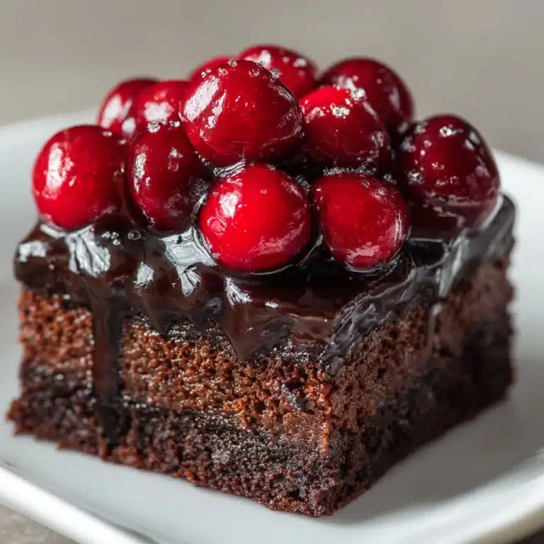 Chocolate Cherry Dump Cake Recipe