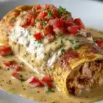Boudin Chimichangas with Crawfish Cream Sauce Recipe