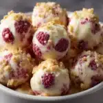 White Chocolate Raspberry Cheesecake Balls Recipe